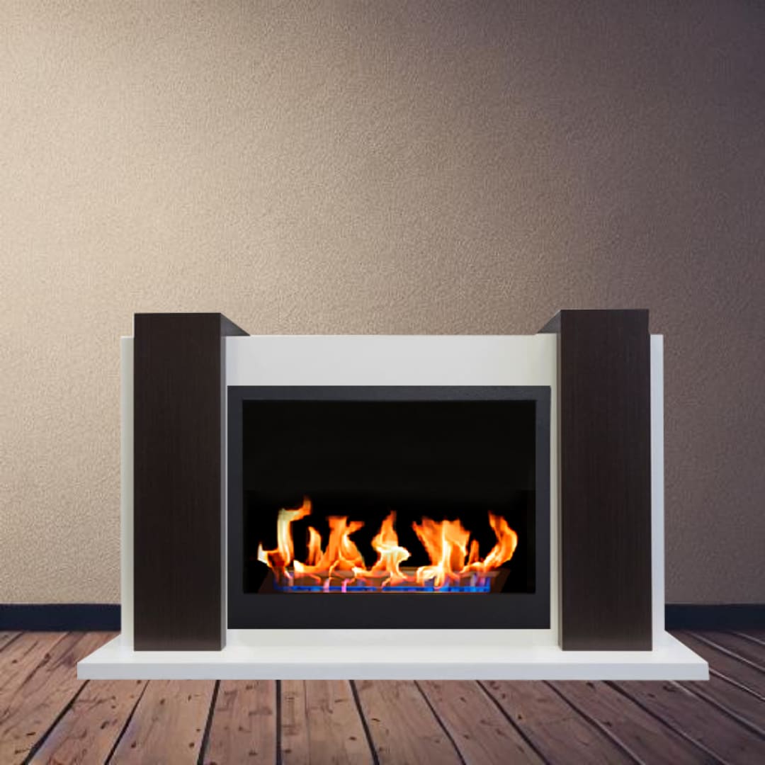 Биокамин в портале "Русский огонь" Манхэттен с декоративным стеклом (стемалитом) по цене 87 000 руб.