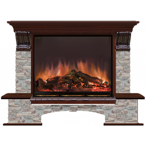 Бостон Грот цветной (красное дерево)+Arte 33