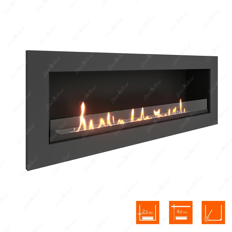 Биокамин SteelHeat ONE 1100 XL стекло по цене 41 904 руб.