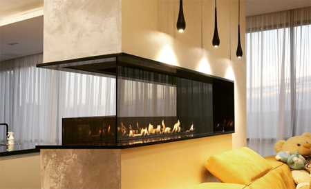 Встраиваемый торцевой сквозной очаг 600 SappFire по цене 37 950 руб.