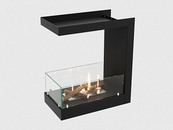 Встроенный биокамин Lux Fire Торцевой 555 М