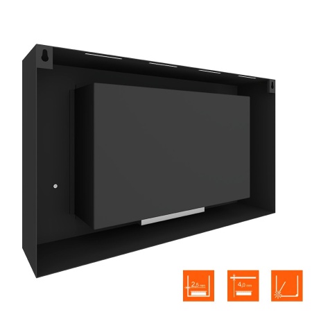 Биокамин SteelHeat WALL LONG 900 LITE черный, стекло по цене 28 665 руб.