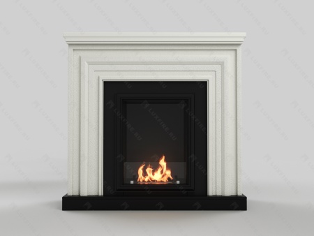 Биокамин Lux Fire с порталом Сокол 24, белый по цене 105 907 руб.