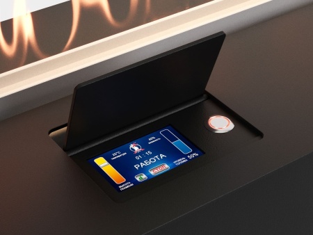 Автоматический биокамин Lux Fire Smart Flame 1300 RC Black по цене 416 900 руб.