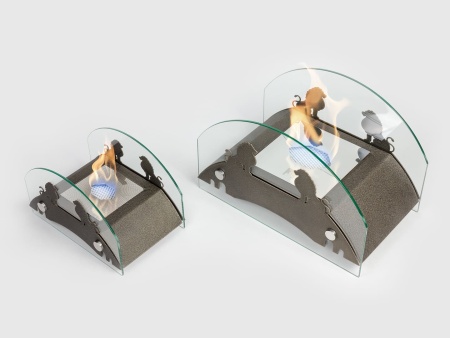Настольный биокамин Lux Fire "Царский мост" M Бронза по цене 13 305 руб.