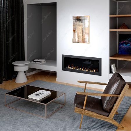 Биокамин SteelHeat ONE 1400 XL стекло + стемалит по цене 69 200 руб.