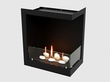 Встроенный биокамин Lux Fire Угловой 555 М (правый угол)