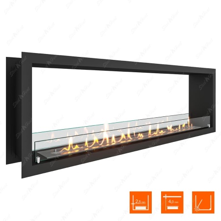 Биокамин сквозной SteelHeat Leader 1400 по цене 57 455 руб.