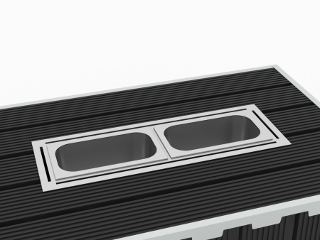 Встроенный биокамин Lux Fire Модуль 600 (2020) по цене 75 625 руб.