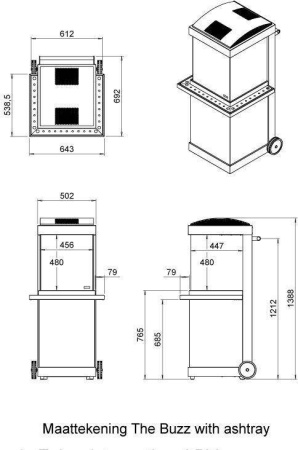 Газовый уличный камин Faber The Buzz